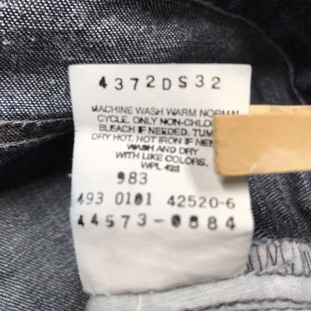 Y2K LEVIS SILVERTAB Boot Fit Jeans Men 36x30 Dark Distressed Made in Mexico '01